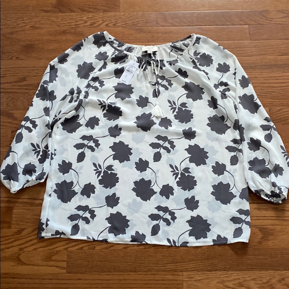 Loft  floral print top
